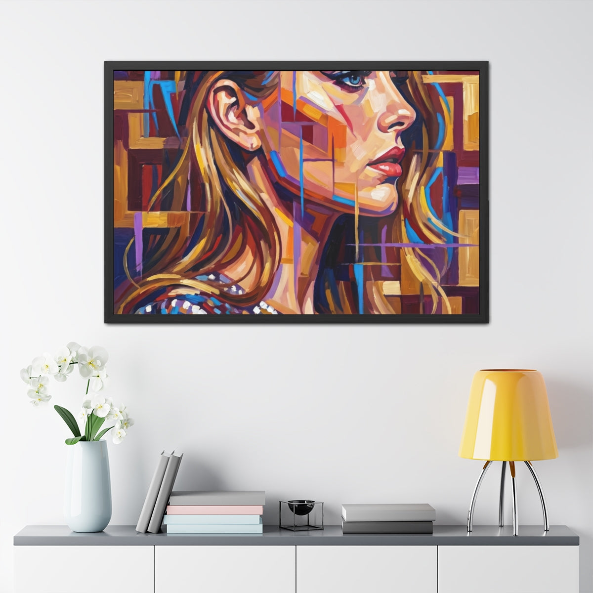 Framed Poster - Shattered Elegance (10×8, 12×8, 11×9, 14×11...