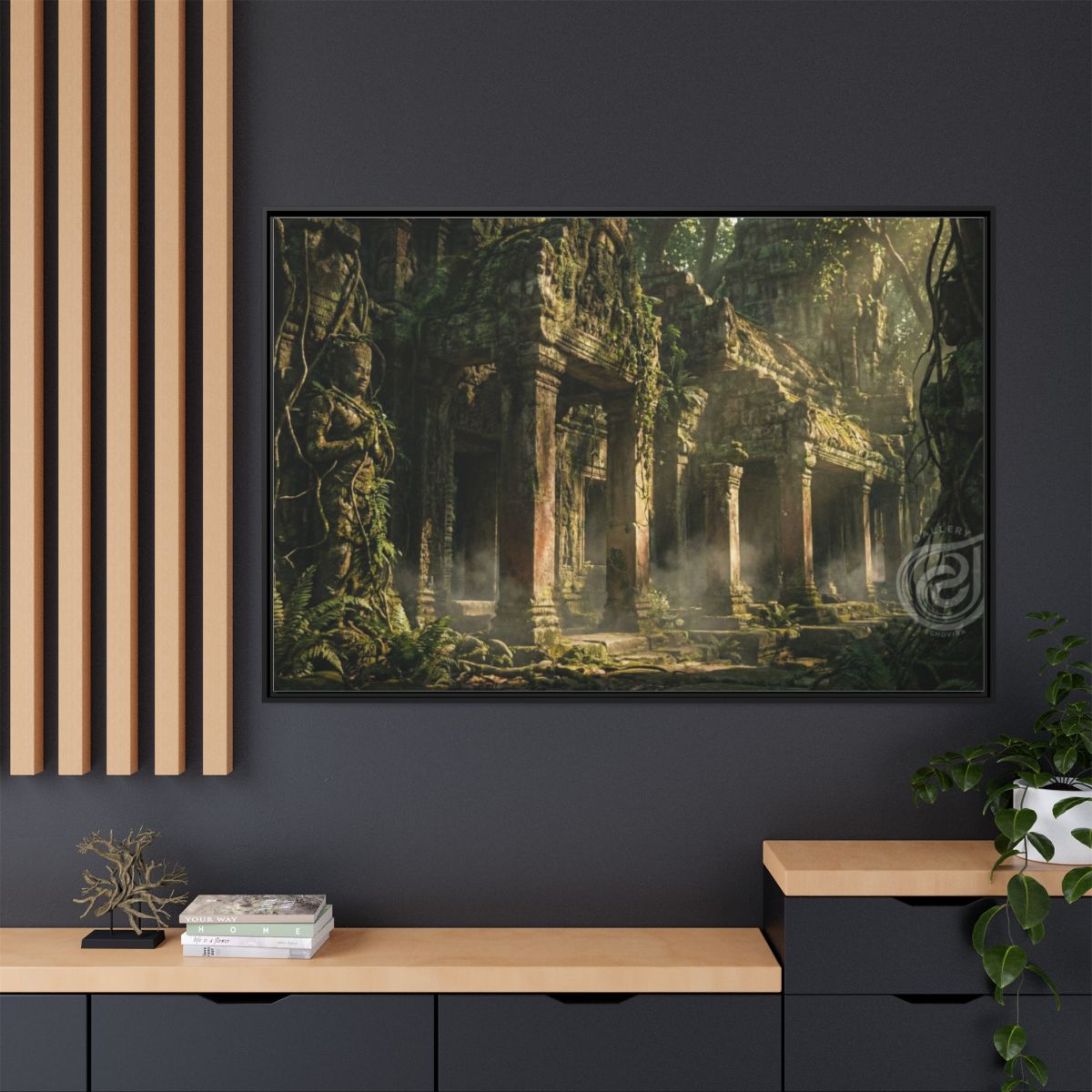 Matte Canvas Framed - Ancient Sanctuary (10×8, 12×9, 14×11...