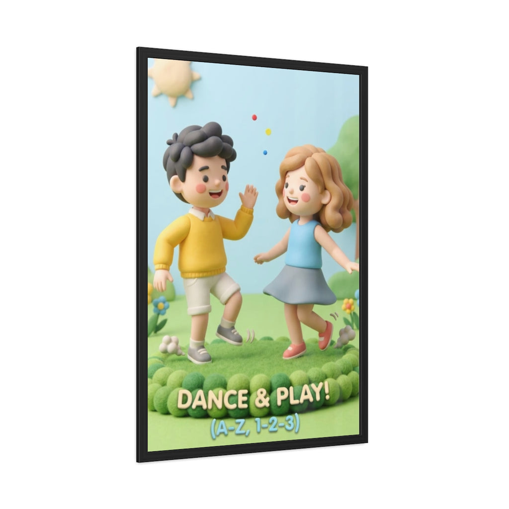 Framed Poster - Joyful Meadow Friends — Portrait (8×12... |...