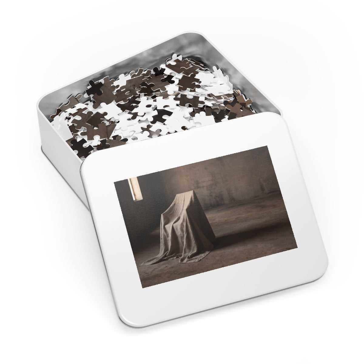 Jigsaw Puzzle with Tin - Wabi Sabi Focus
