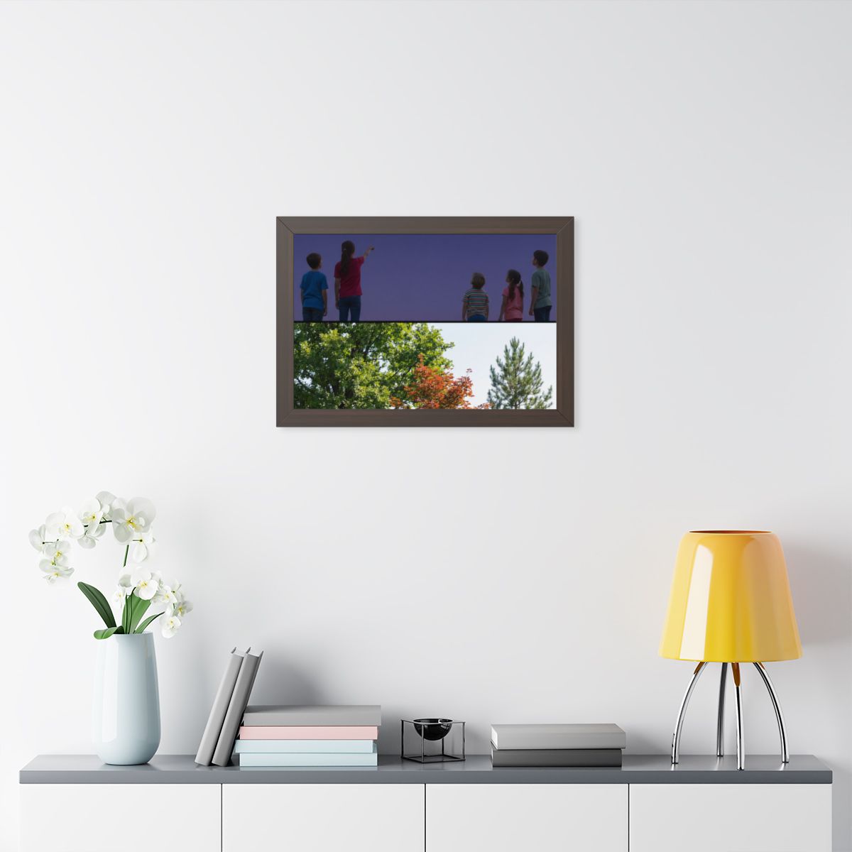 Framed Horizontal Poster - Stardust & Forest Discovery —......