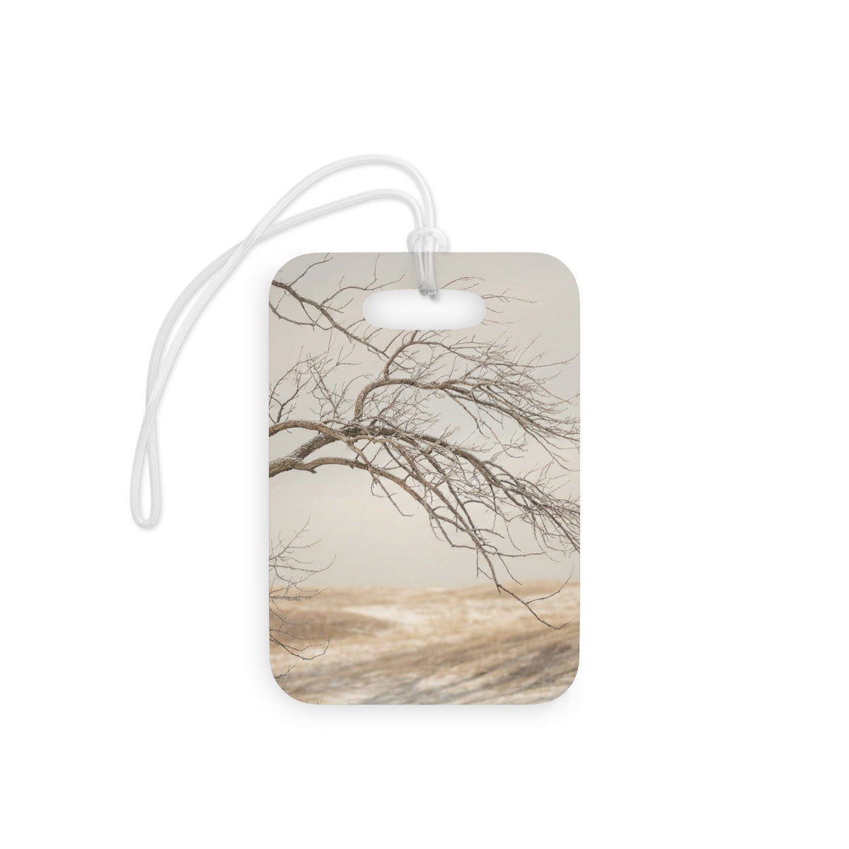 Luggage Tags - Winter Branch Solitude Landscape | Echovira...