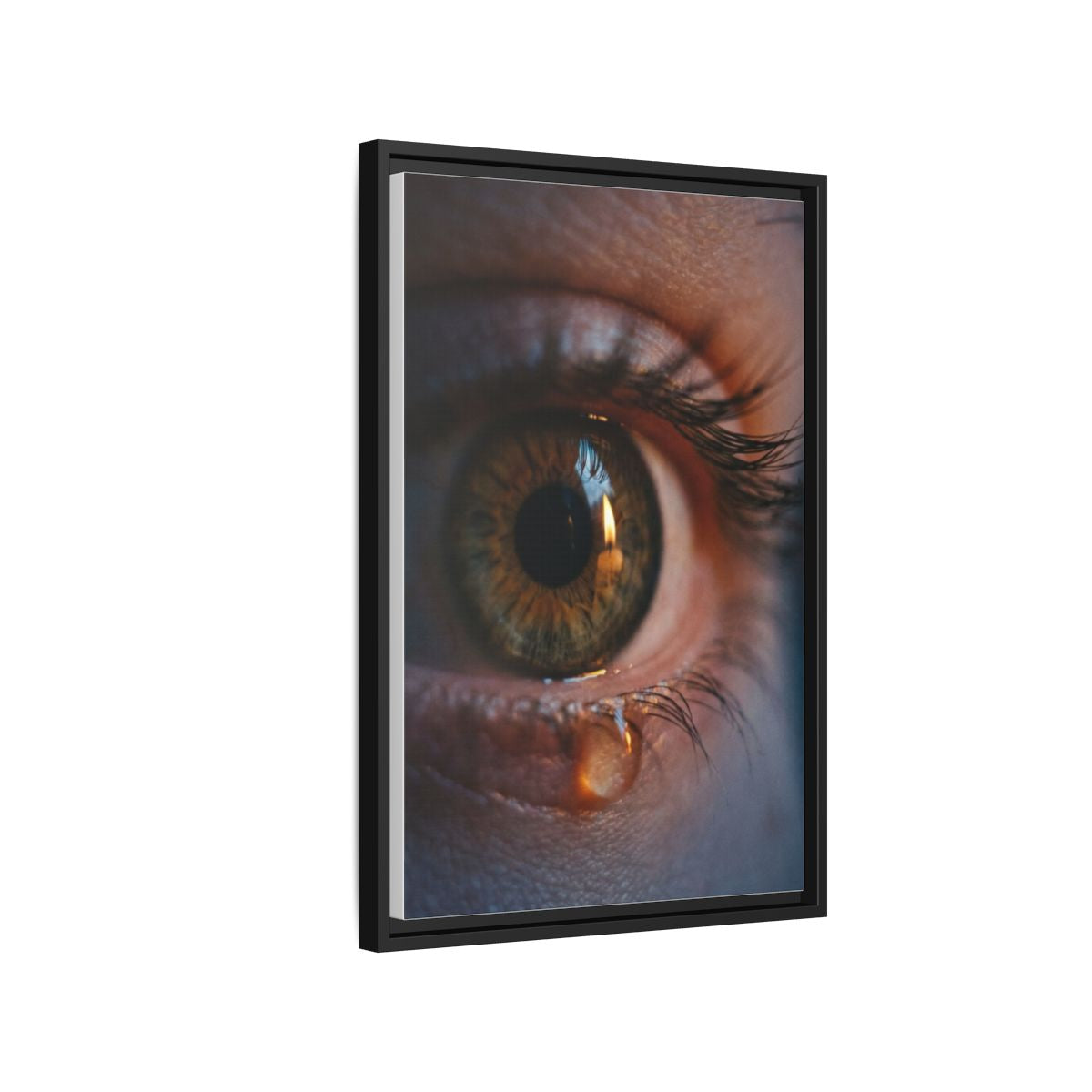 Framed Matte Canvas - Mystic Eye — Black / 1.25"