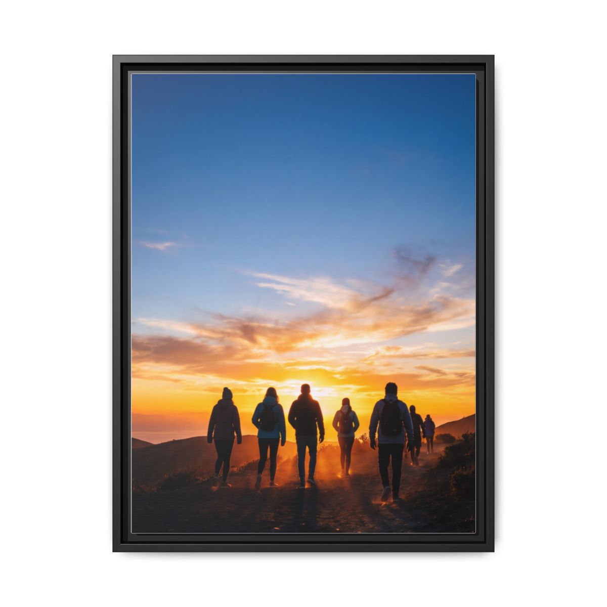 Matte Canvas, Framed - Epic Dawn Trek