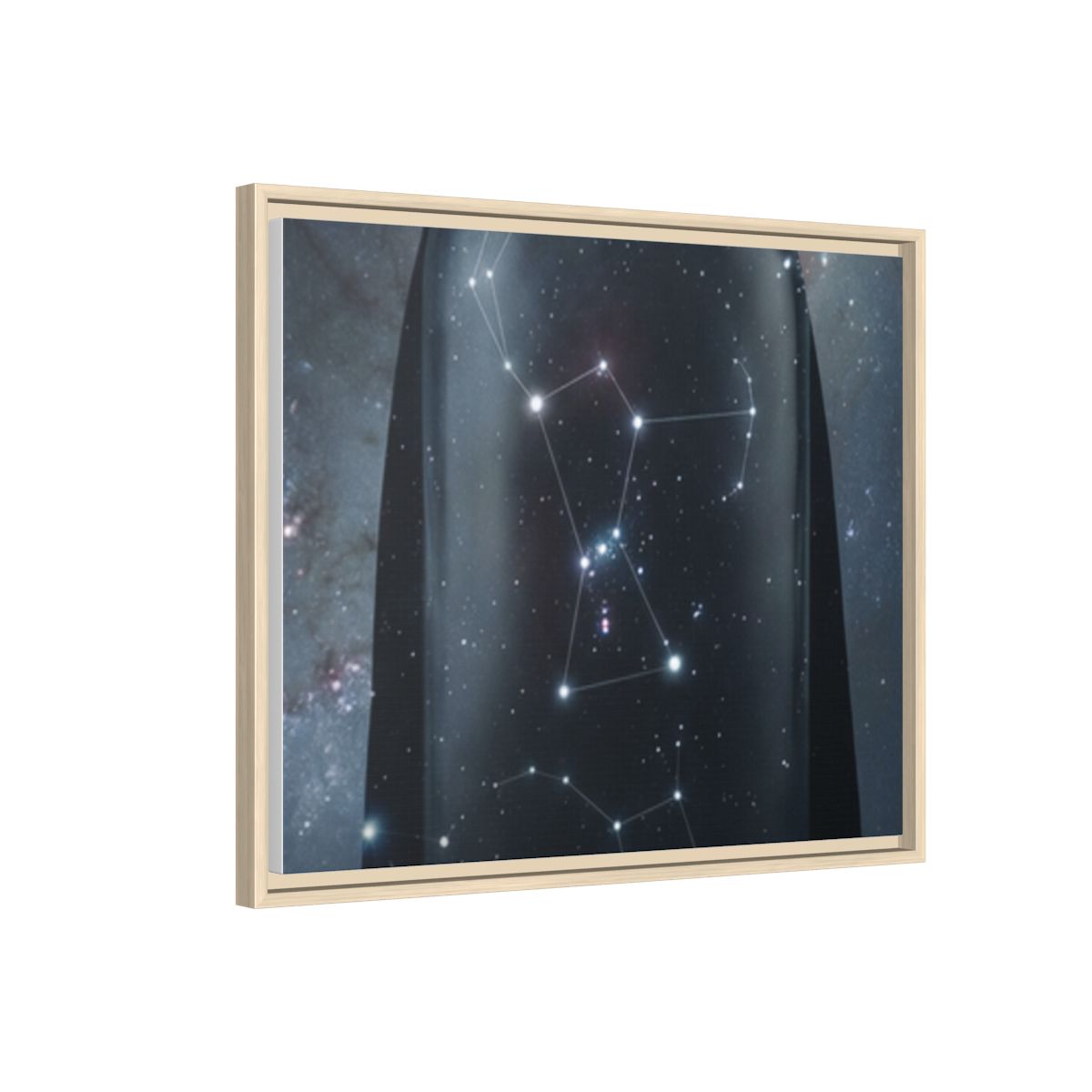 Framed Matte Canvas - Cosmic Sentinel — Natural / 1.25" (10×8, 12×9, 14×11, 16×12, 20×10, 18×12, 20×16, 24×16, 24×18, 36×12, 24×20, 32×16, 30×20, 30×24, 32×24, 48×16, 36×24, 48×24, 40×30, 60×20, 48×32, 60×30 & 60×40)