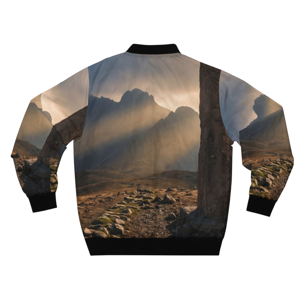 Men's Bomber Jacket - Mystic Monolith Ancient Persian... |...