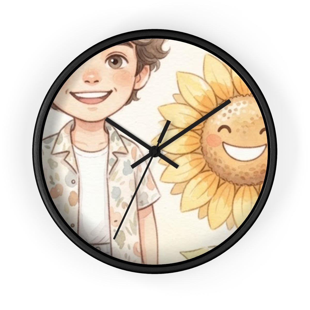 Wall Clock - Sunlit Garden Hours | Echovira Gallery
