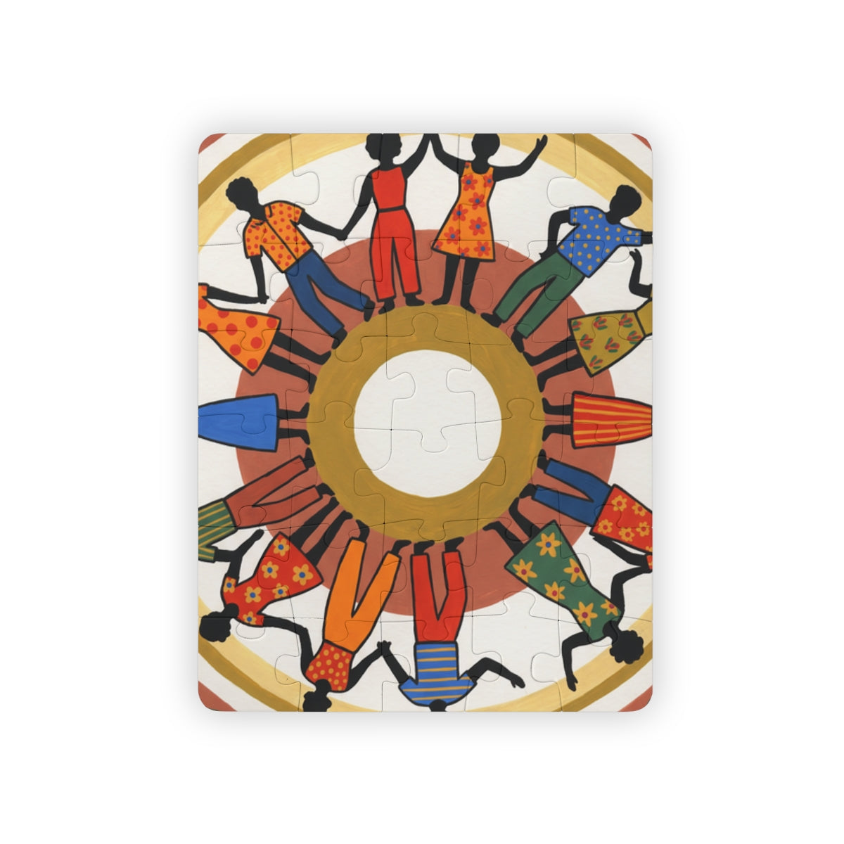 Kids' Puzzle, 30-Piece - Unity Mandala Folk Art | Echovira...