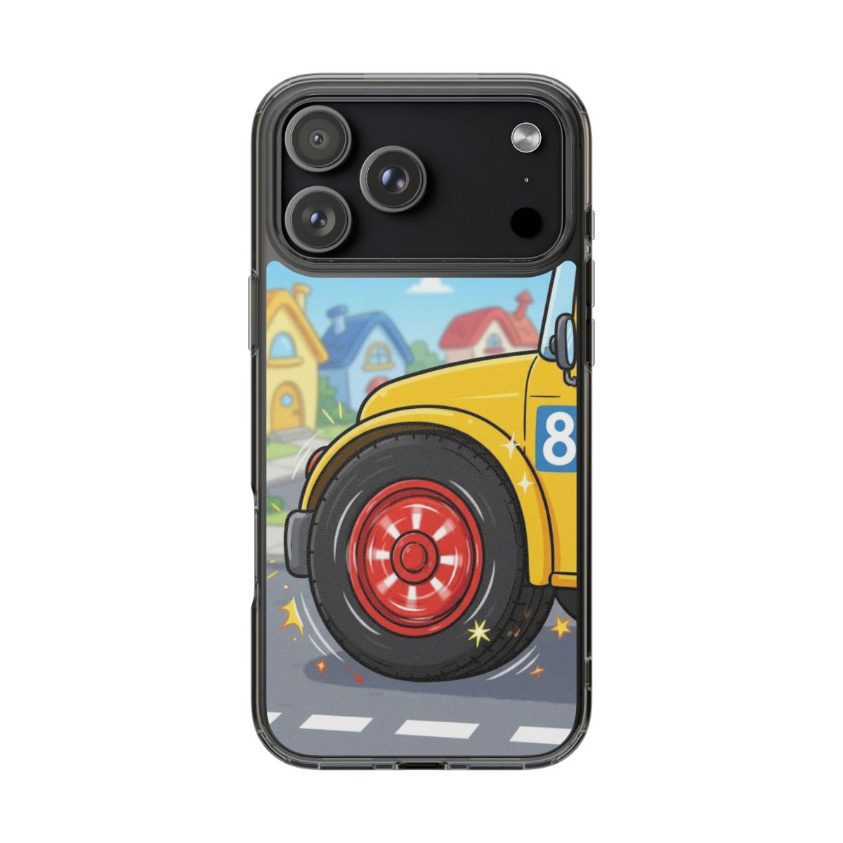 Clear Impact-Resistant Cases - Cartoon Bus | Echovira...