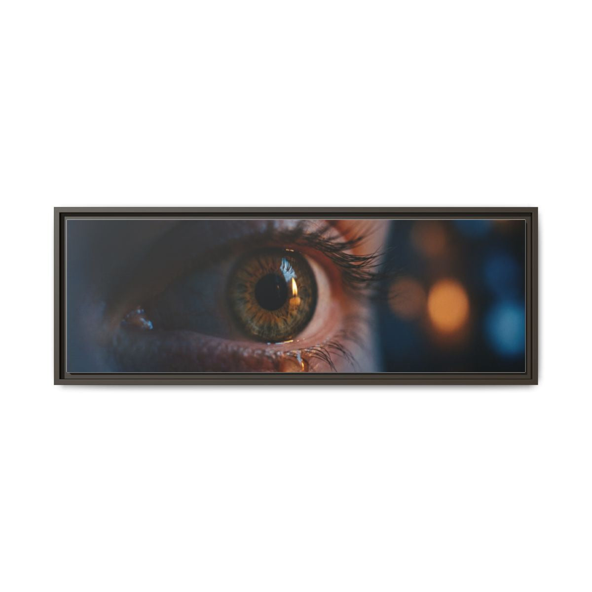 Framed Matte Canvas - Mystic Eye — Espresso / 1.25"