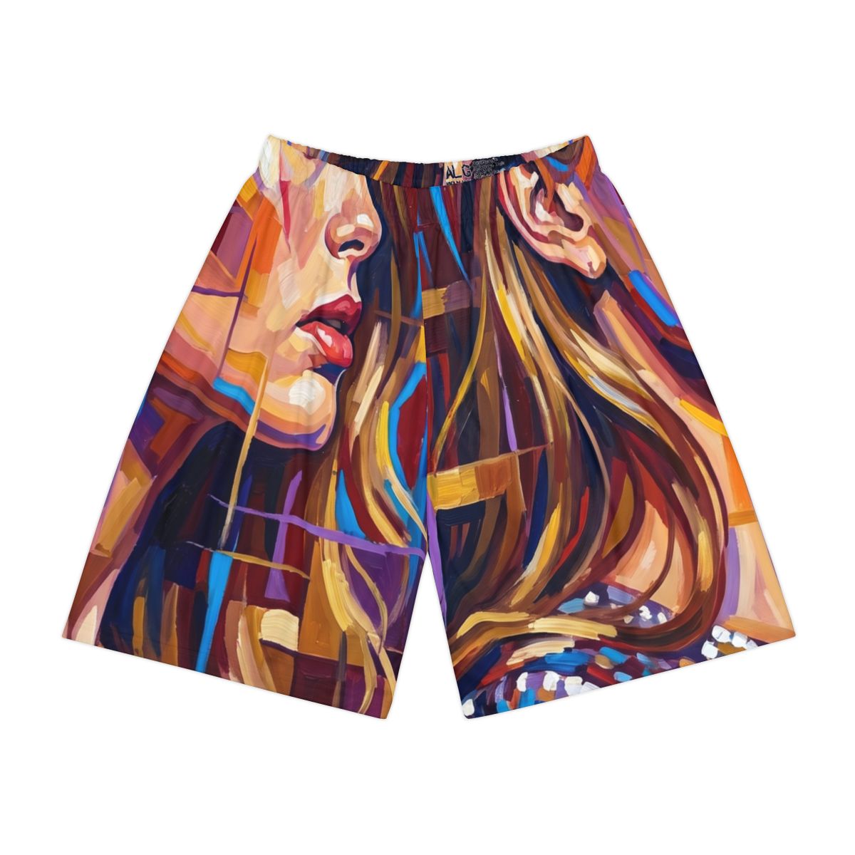Men's Sports Shorts - Shattered Elegance | Echovira Gallery