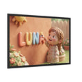 Framed Poster - Luna Sunshine Clay Garden — Landscape (10×8...