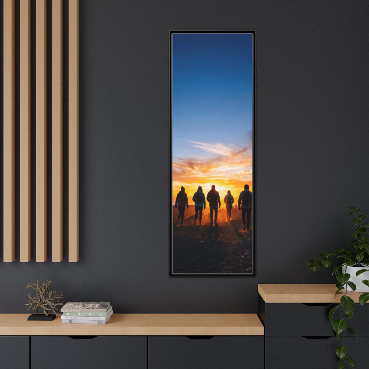 Matte Canvas, Framed - Epic Dawn Trek