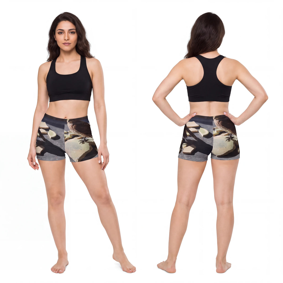 Women's Shorts - Sentinel on Broken Clay | Echovira Gallery