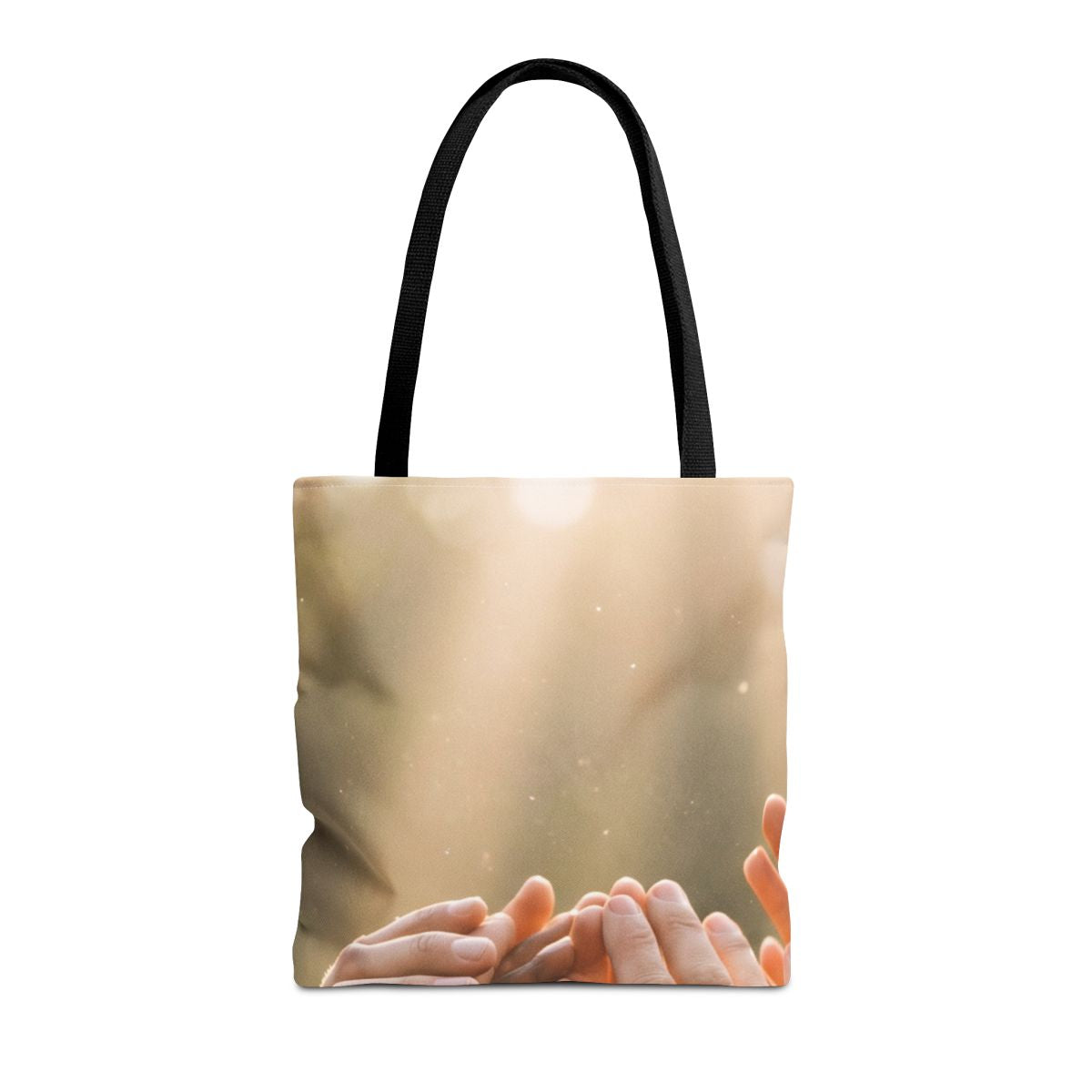 Tote Bag - Golden Rays of Unity Wall Art | Echovira Gallery