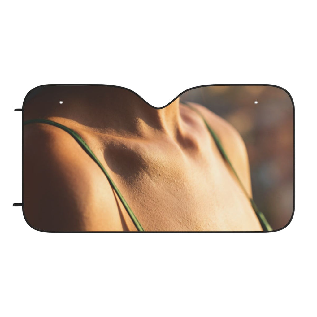 Car Sun Shades - Radiant Emerald Road Trip