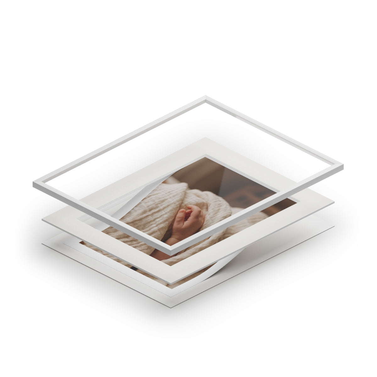 Fine Art Print - Tender Nursery Moment — Portrait