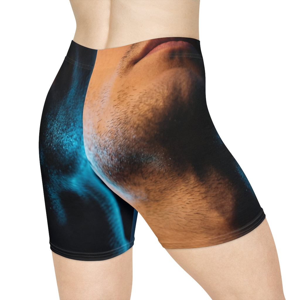 Damen-Biker-Shorts – Neon Edge