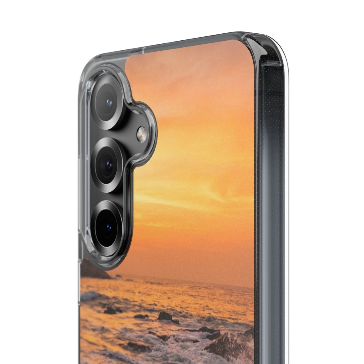 Clear Impact-Resistant Cases - Clear Phone Case - Sunset......