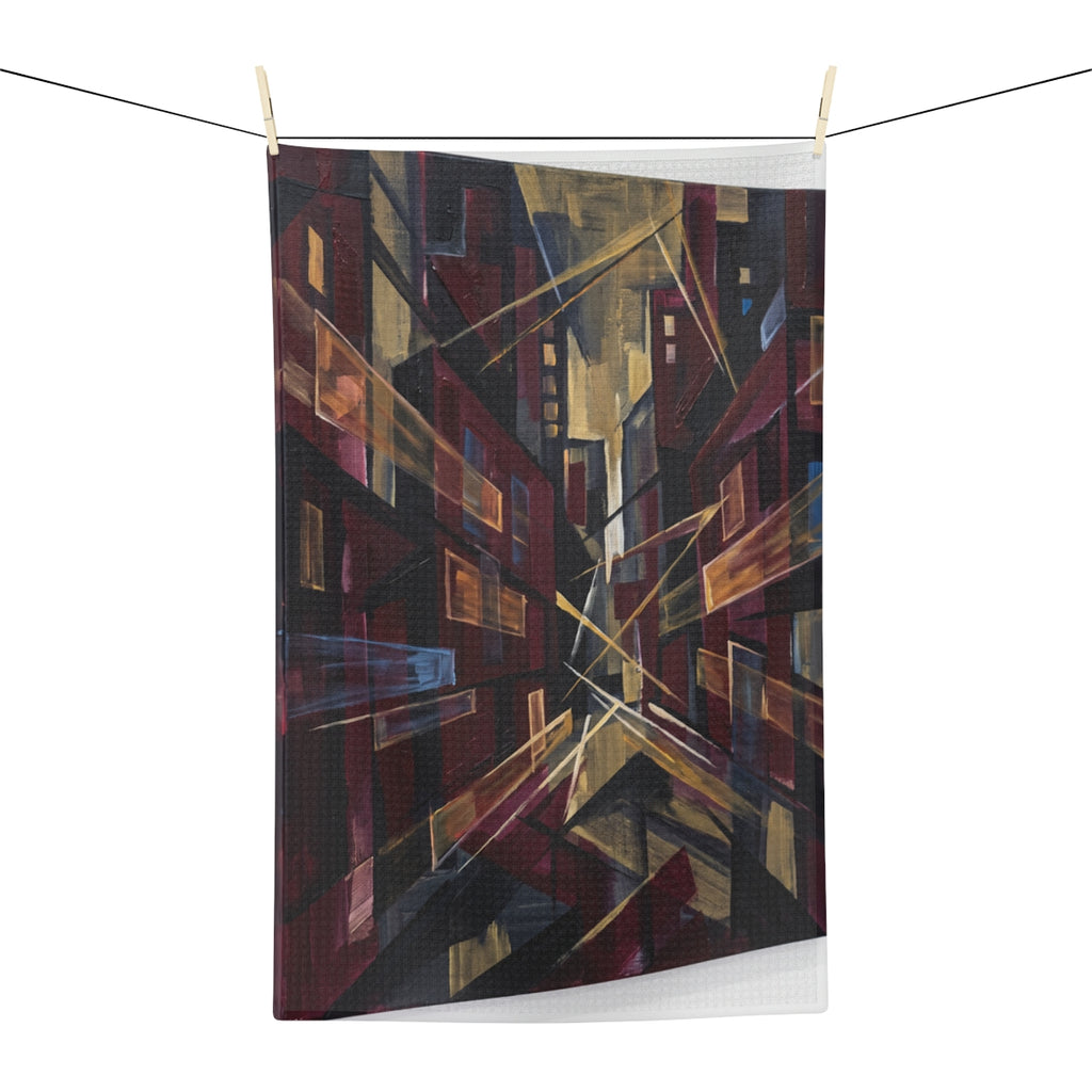 Microfiber Tea Towel - Urban Mood | Echovira Gallery