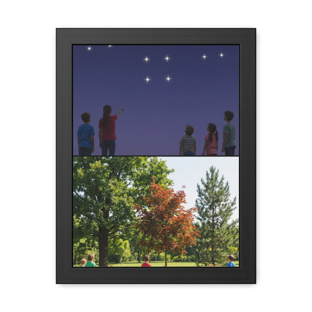 Framed Poster - Little Explorer — Portrait