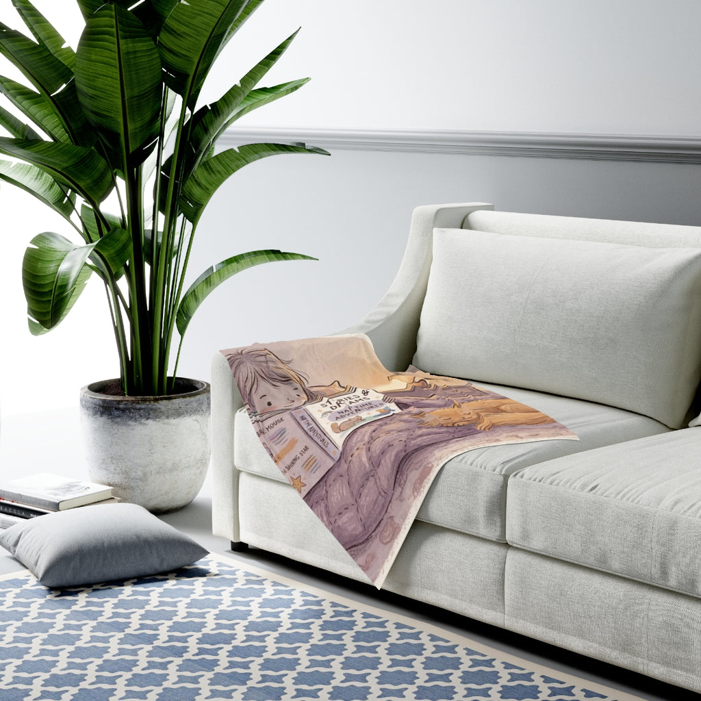 Baby Swaddle Blanket - Gentle Storybook | Echovira Gallery