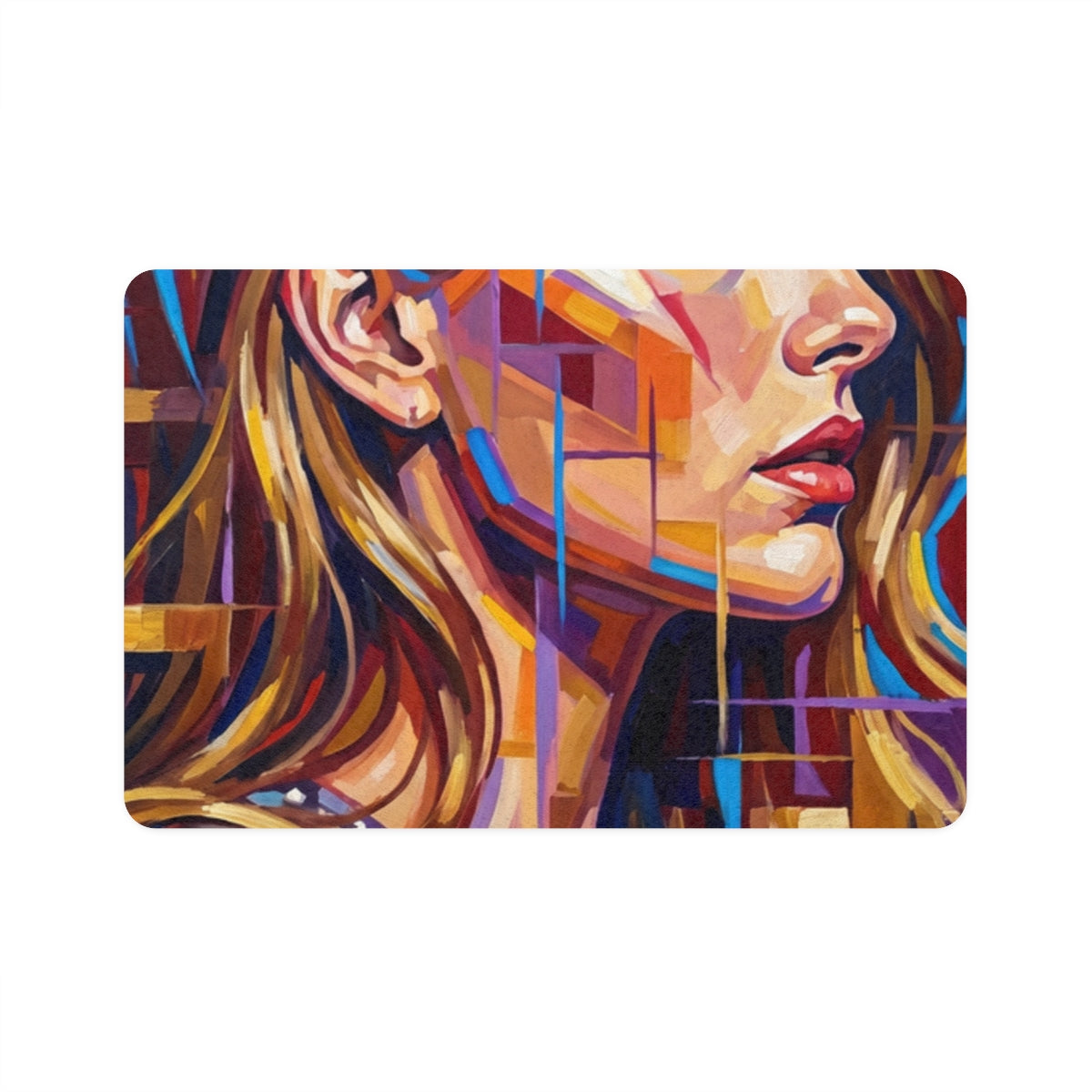 Pet Food Mat (12x18) - Shattered Elegance | Echovira Gallery