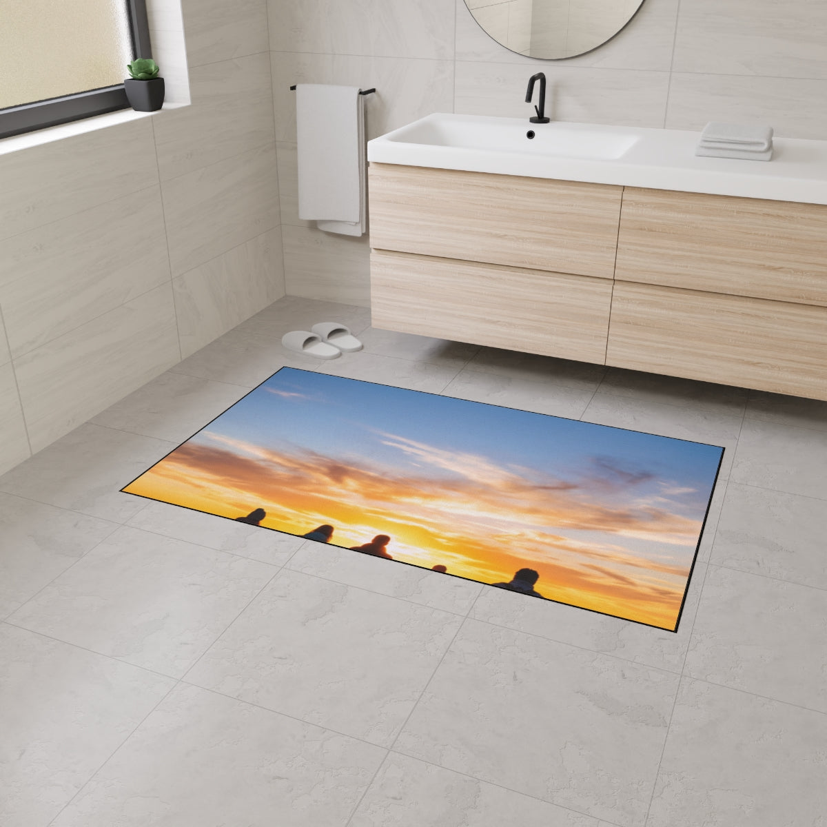 Floor Mat - Golden Sunset Trek