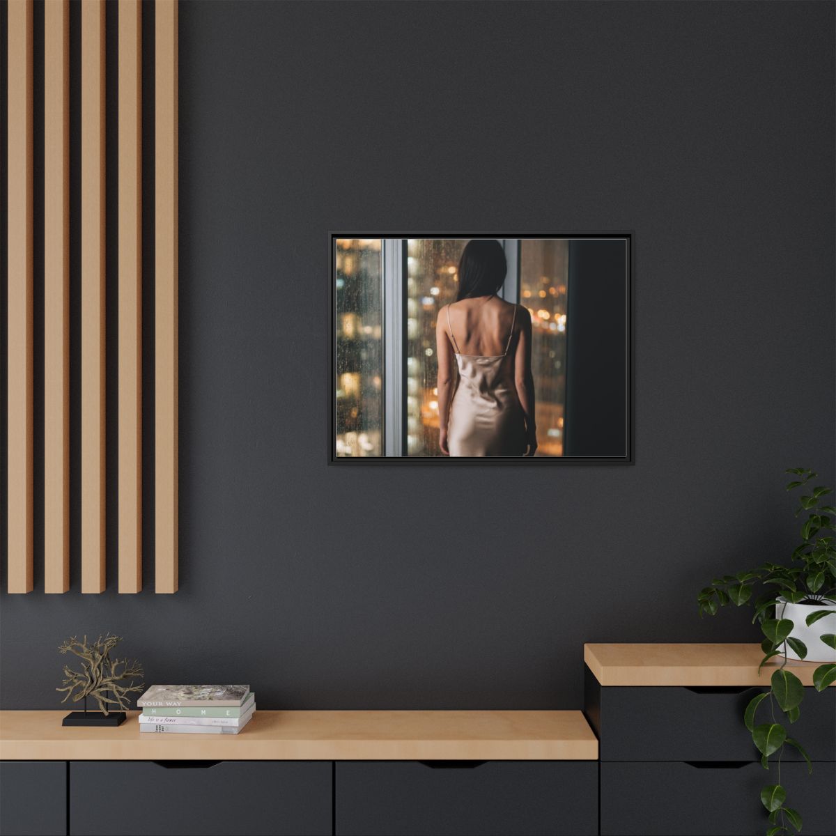 Framed Matte Canvas - Cinematic Nights
