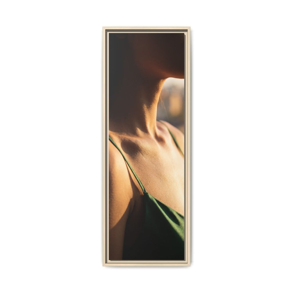 Framed Matte Canvas - Sunlit Muse