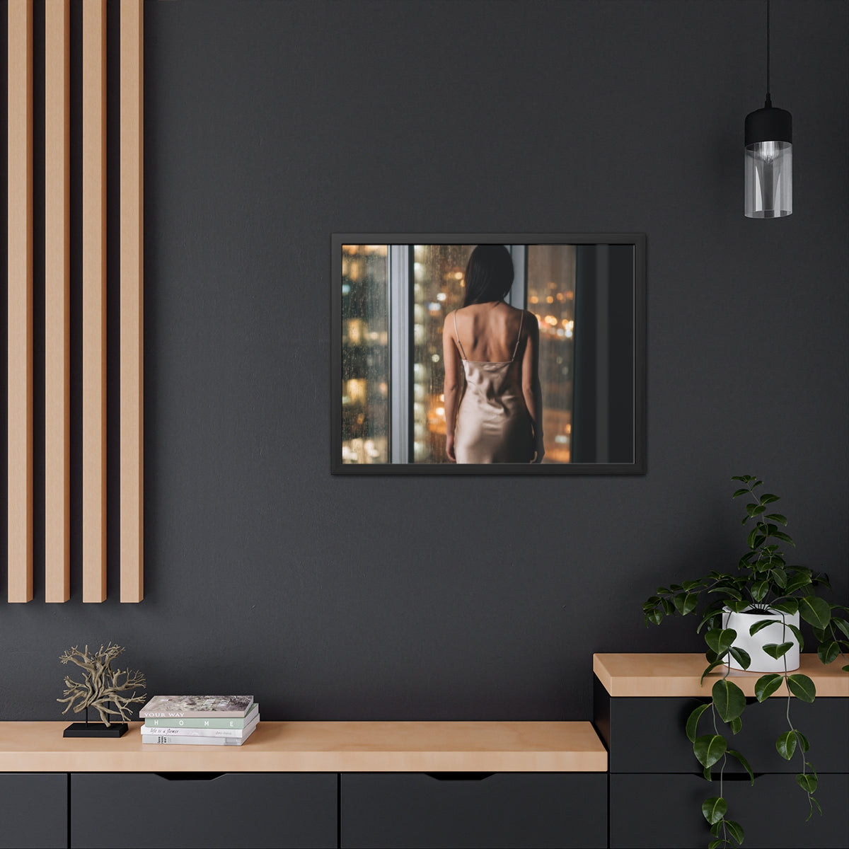 Framed Posters - Urban Solitude — Landscape