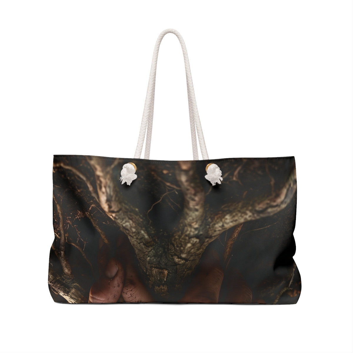 Forest Roots & Hands Weekender Bag