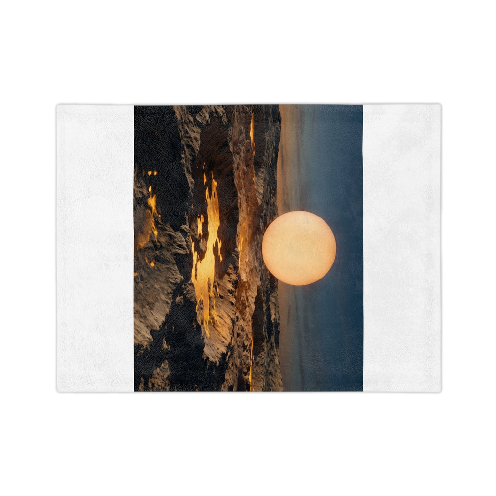 Velveteen Microfiber Blanket - Luminous Orbit Celestial... |...