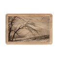 Wooden Cutting Board - Winter Branch Solitude Landscape |...