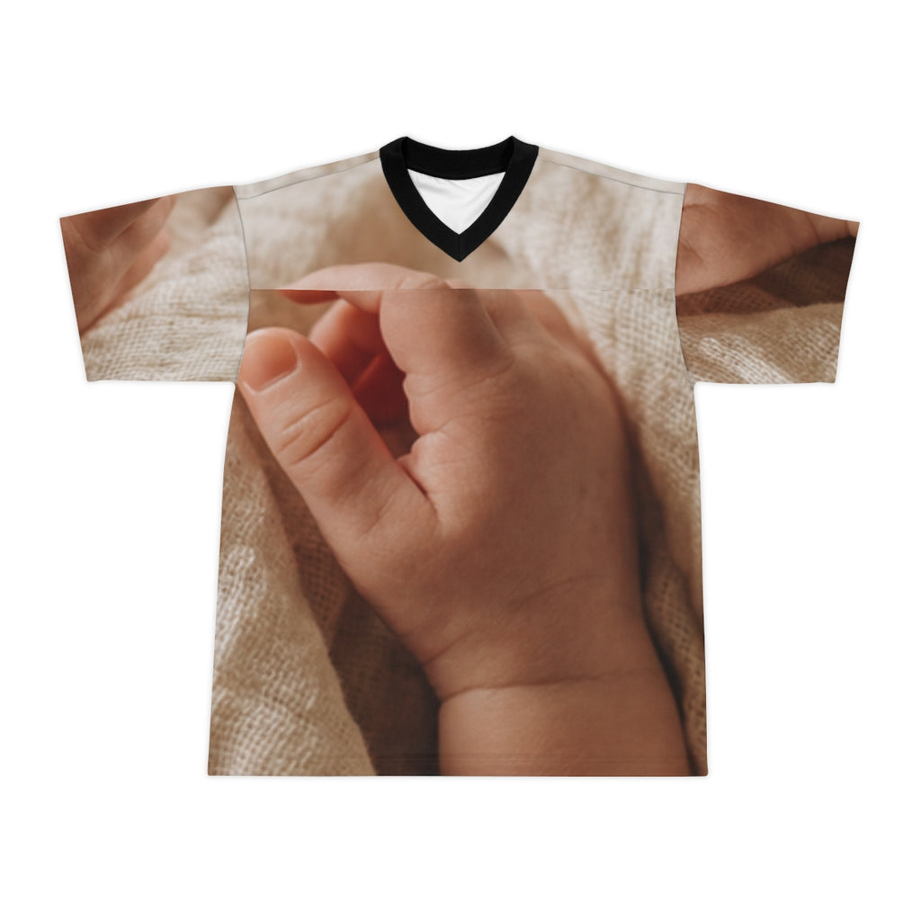 Men's Football Jersey - Cozy Cream style | Echovira Gallery