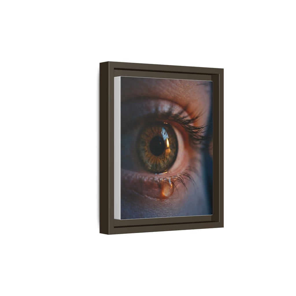 Matte Canvas, Framed - Luminous Tear