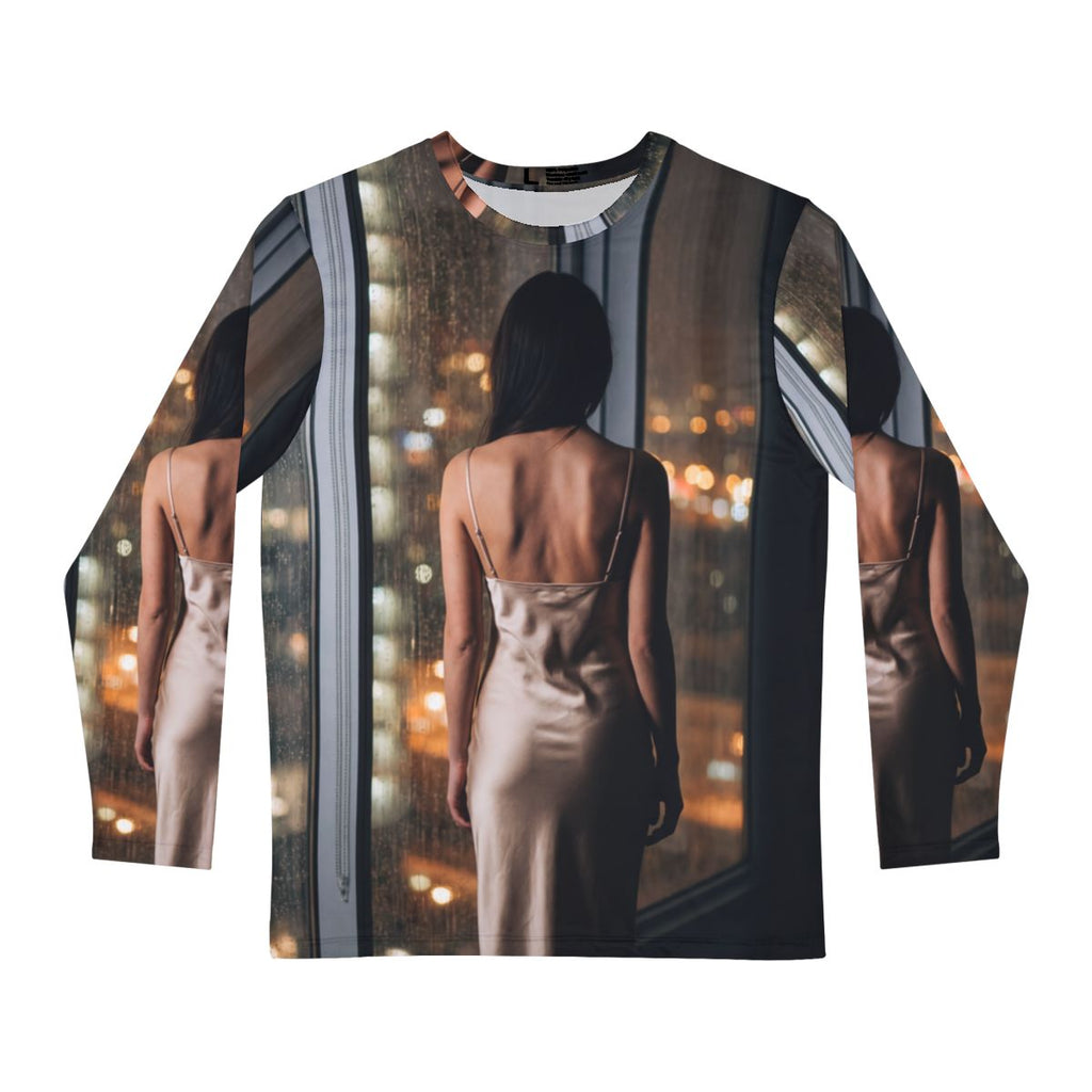 Men's Long Sleeve Shirt - City Rain Vibes
