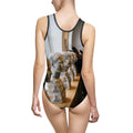 Maillot de bain une pièce femme, bustes classiques surréalistes