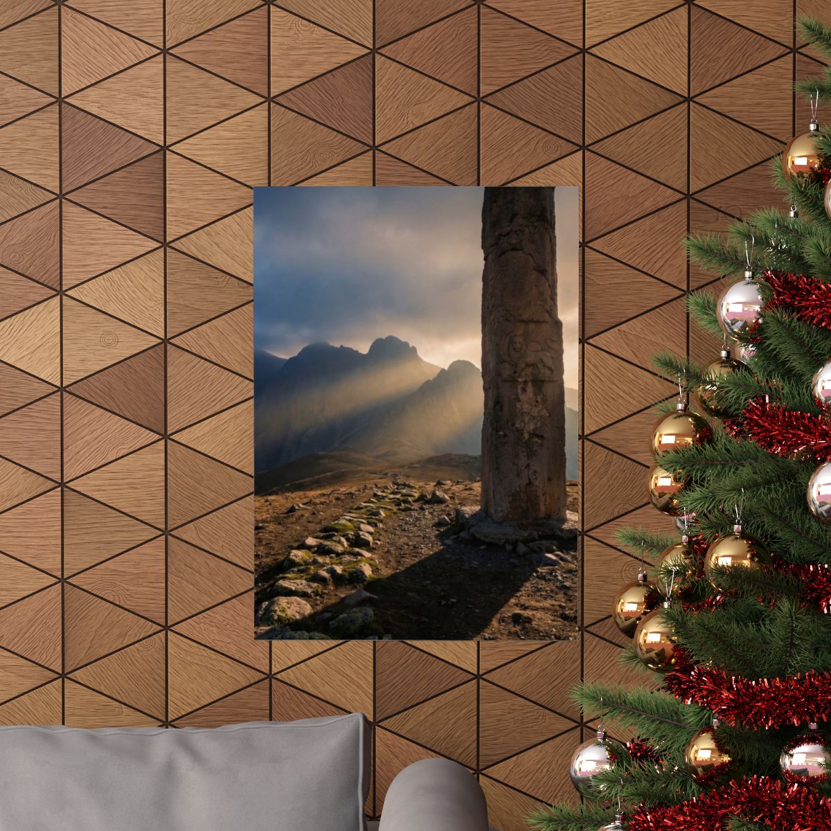 Matte Vertical Posters - Mystic Monolith Ancient Persian......