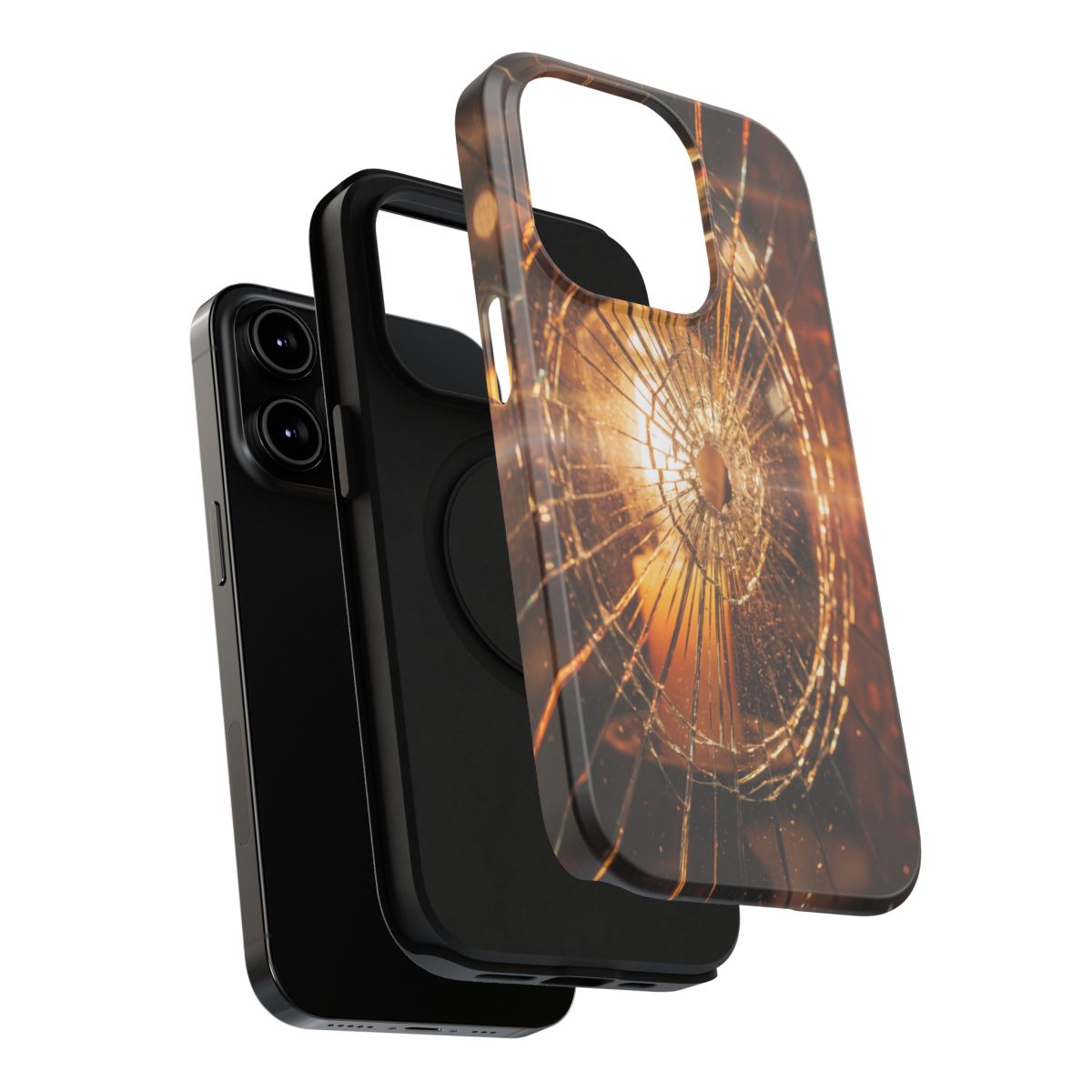 Impact-Resistant Case - Shattered Amber