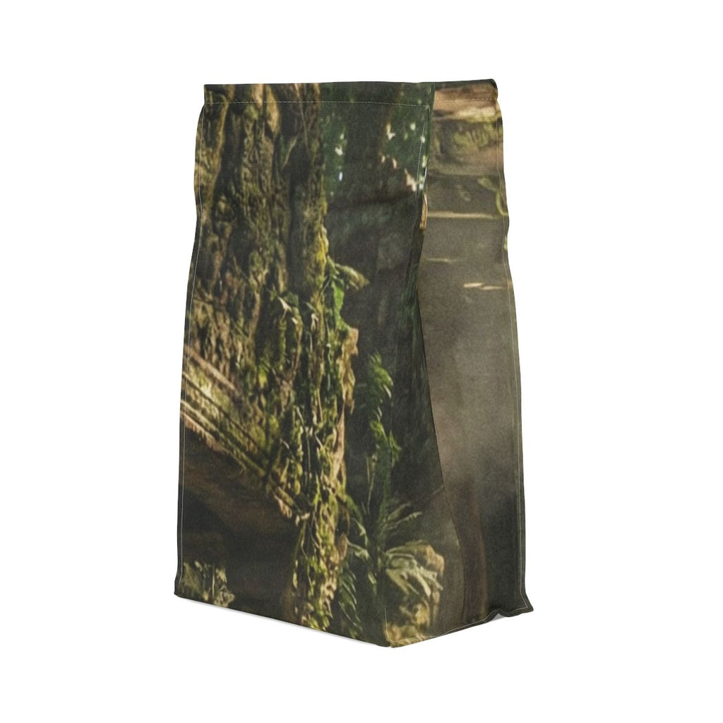 Polyester Lunch Bag - Overgrown Stone Haven | Echovira...