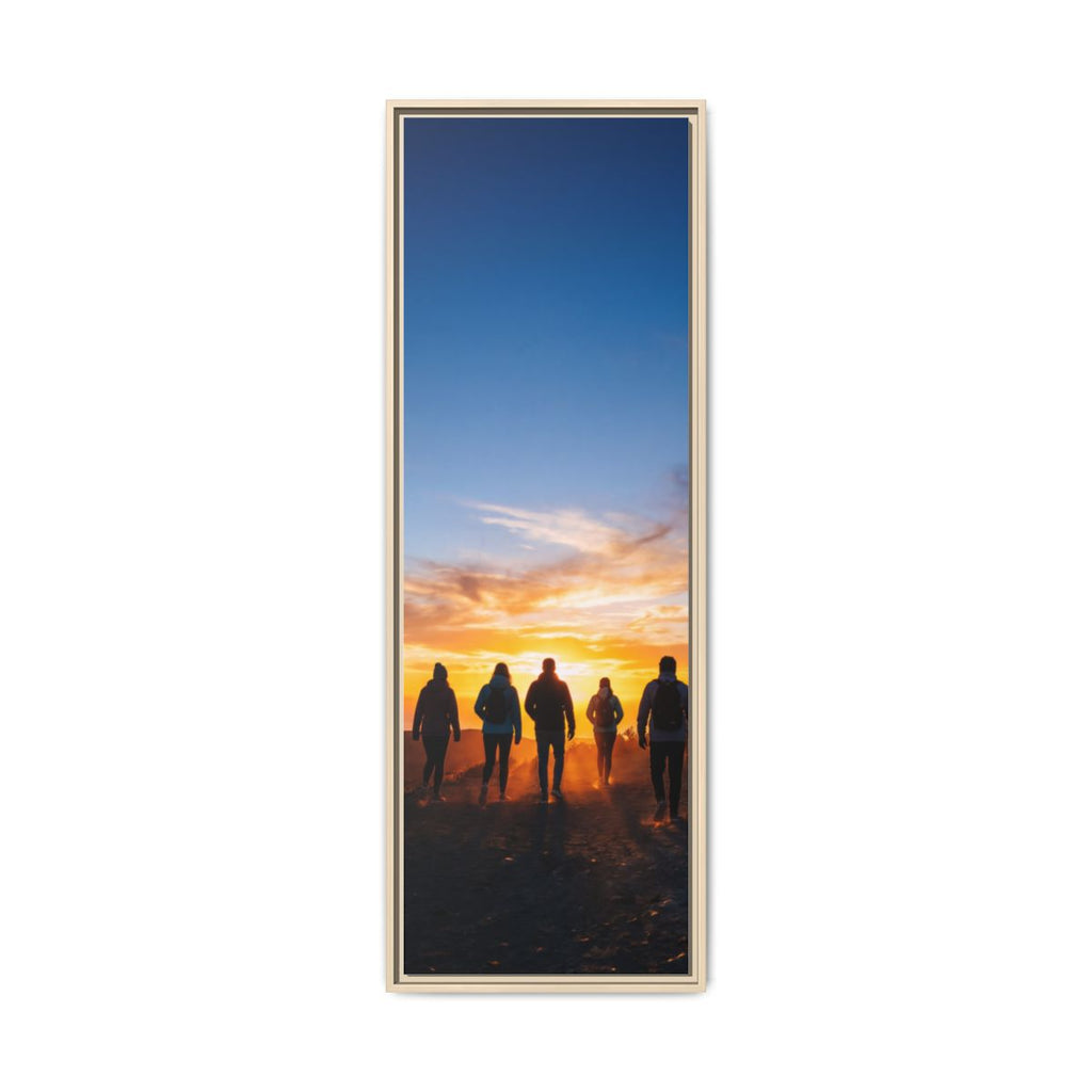 Matte Canvas, Framed - Epic Dawn Trek