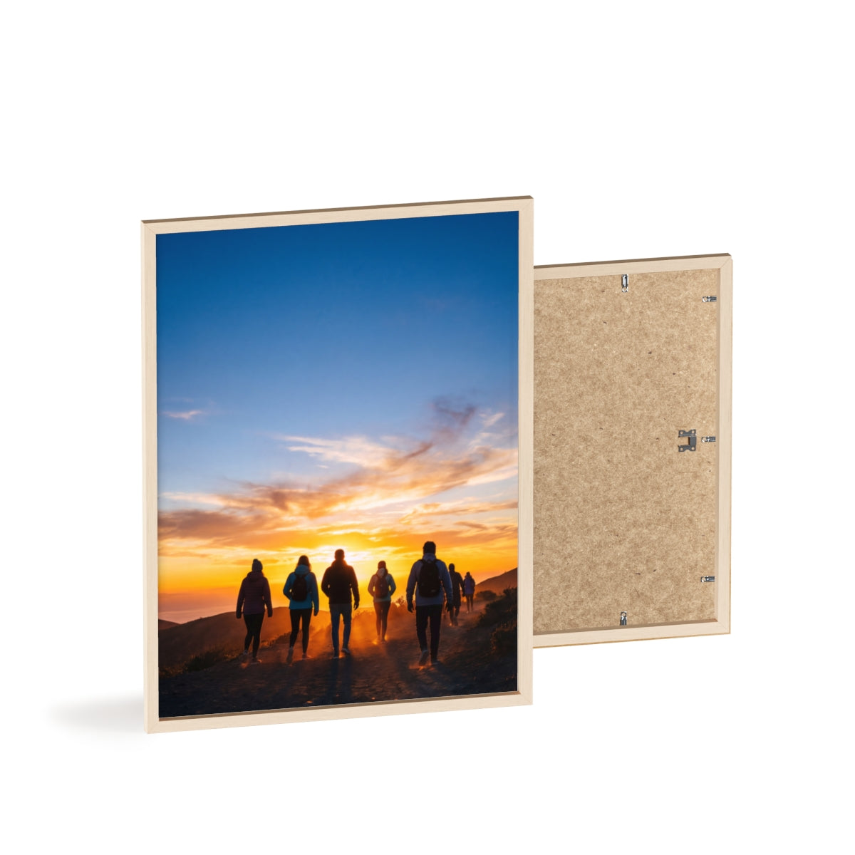 Posters with Wooden Frame - Sunrise Journey