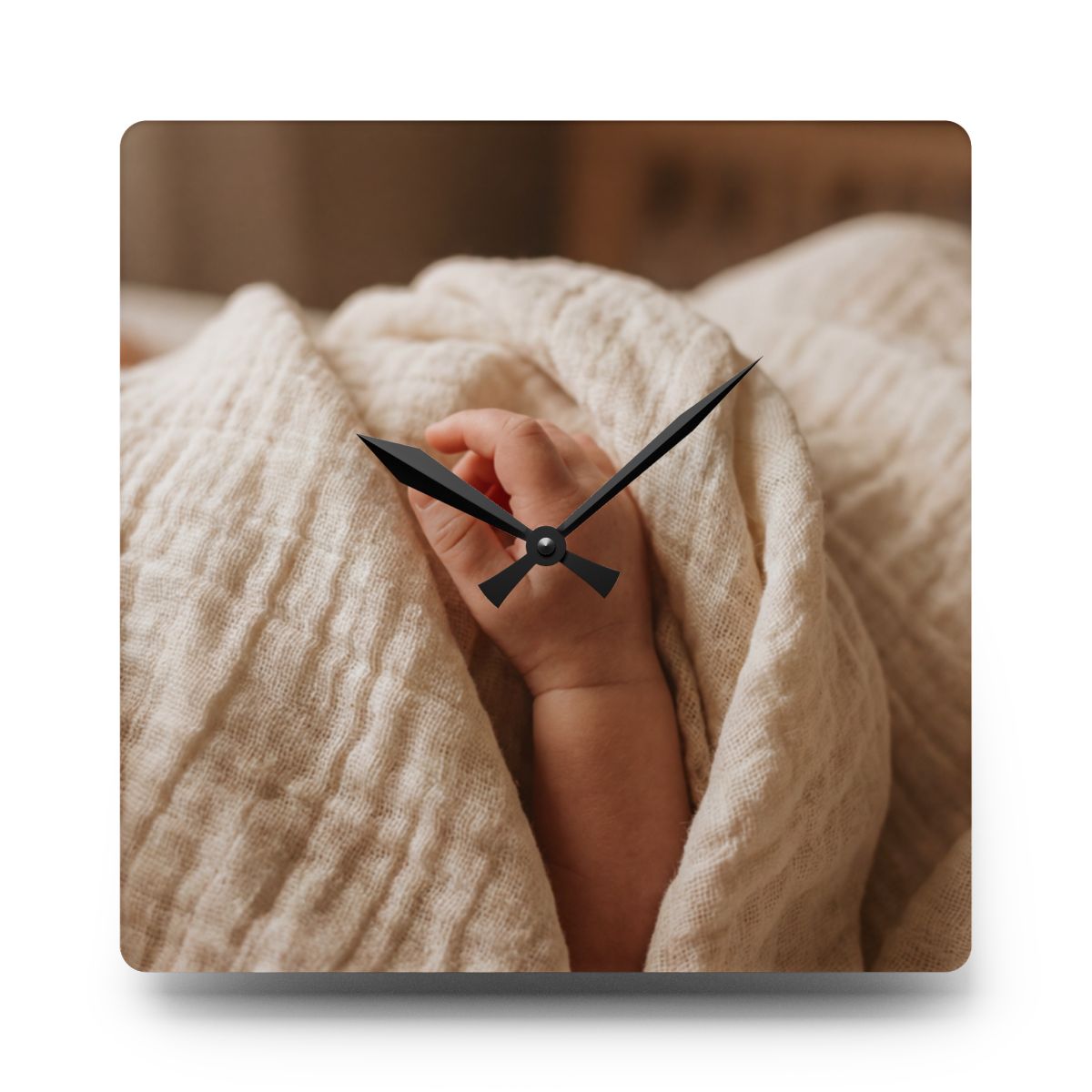Acrylic Wall Clock - Peaceful Moments