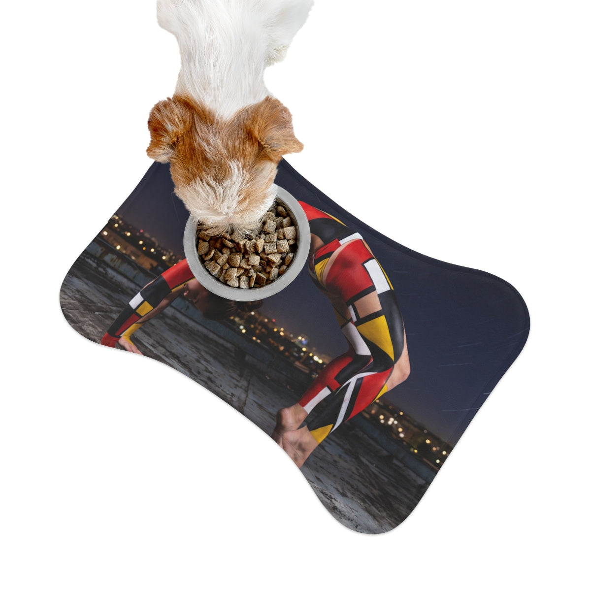 Pet Feeding Mat - Nocturne Rhythm | Echovira Gallery
