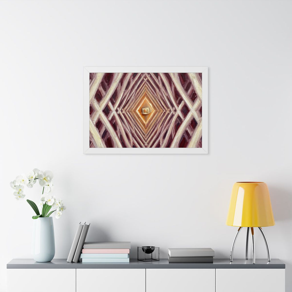 Framed Horizontal Poster - Infinite Arch — White (14×11... |...