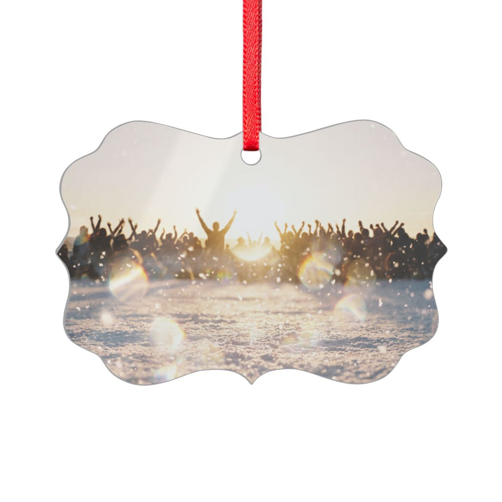 Acrylic Ornament Golden Hour Celebration
