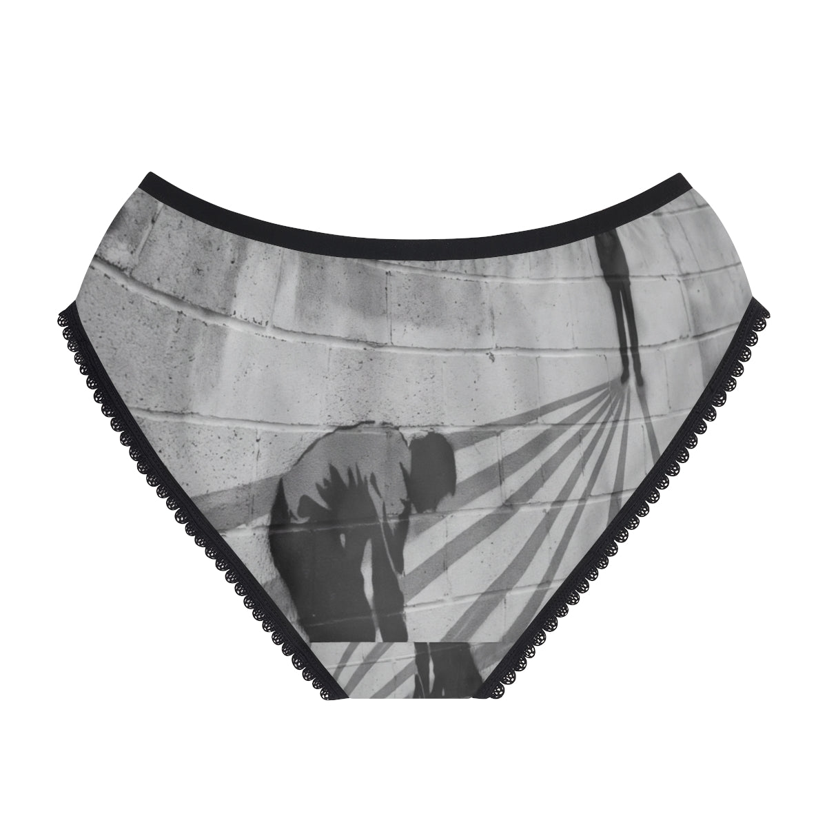Women's Briefs with Urban Street Mural Art