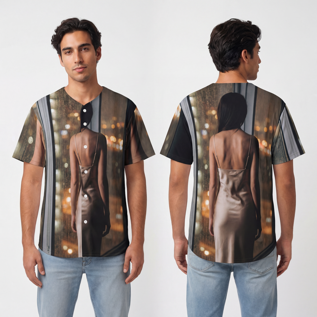Men's Baseball Jersey - Field Glow Vibe