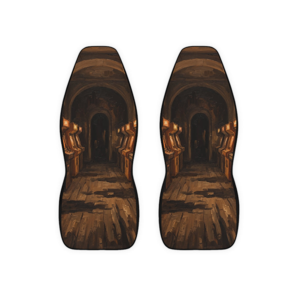 Arcade Hallway Art Polyester Car Seat Covers